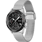 Hugo Boss Mens 1513886 Chronograph Pilot Edition Stainless Steel Watch