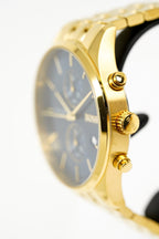 Hugo Boss Men S Watch Associate Yellow Gold Blue Hb1513841