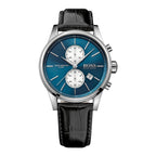 Hugo Boss Men's Watch Chronograph Blue Jet Leather HB1513283