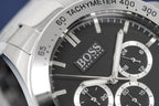 Hugo Boss Men S Watch Chronograph Ikon Black Hb1512965