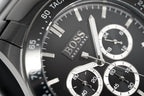 Hugo Boss Men S Watch Chronograph Ikon Black Pvd Hb1512961