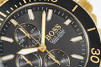 Hugo Boss Men S Watch Chronograph Ocean Edition Gold Hb1513703