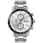 Hugo Boss Men S Watch Chronograph Rafale Silver Hb1513511