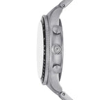 Fossil Sport Tourer Chronograph Stainless Steel Bracelet Black Dial Men S Watch Fs6045