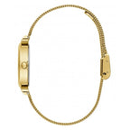 Guess Watches Ladies Array Stainless Steel Mesh Gold Tone Watch Gw0471l2