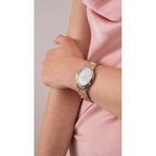 Guess Watches Ladies Dawn Stainless Steel 2 Tone Watch Gw0404l3
