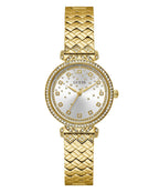 Ladies Enchantment Gold Tone Recycled Steel Watch Gw0763l2