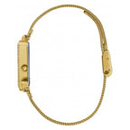 Guess Watches Ladies Fame Stainless Steel Mesh Gold Tone Watch Gw0508l2