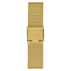 Guess Watches Ladies Fame Stainless Steel Mesh Gold Tone Watch Gw0508l2