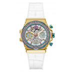 Guess Watches Ladies Fusion Stainless Steel Gold Silver Watch Gw0553l2