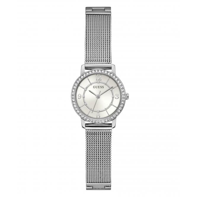 Ladies Melody Silver Tone Watch GW0534L1