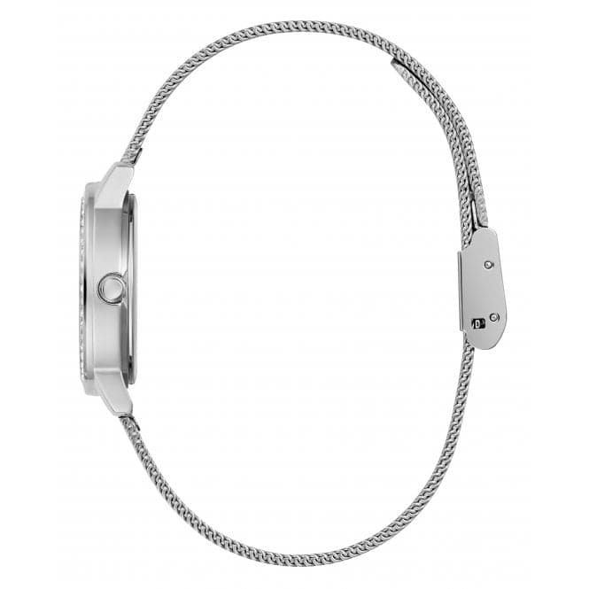 Ladies Melody Silver Tone Watch GW0534L1