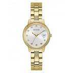 Guess Watches Ladies Three Of Hearts Gold Tone Watch Gw0657l2