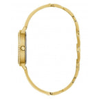 Guess Watches Ladies Tri Luxe Stainless Steel Gold Tone Watch Gw0474l2
