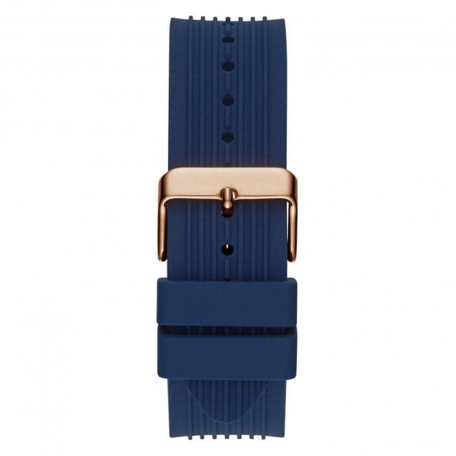 Guess Watches Mens Sport Stainless Steel Blue Watch GW0057G2