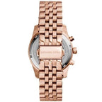 Michael Kors Lexington Ladies Rose Gold Chronograph Watch Mk5569