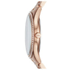 Michael Kors Mk3716 Ladies Lauryn Rose Gold Mother Of Pearl Watch