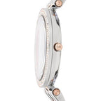 Michael Kors Mk3726 Ladies Darci Two Tone Stainless Steel Crystal Watch
