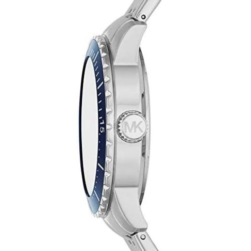 Michael Kors Mk7153 Men S Cunningham Silver Blue 44mm Watch