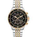 Michael Kors Mk8872 Men S Bayville Two Tone Black Chronograph Watch