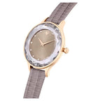 Swarovski Octea Nova Quartz Rose Gold Tone Taupe Watch 5649999