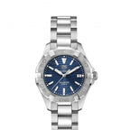 Tag Heuer Aquaracer Blue Dial Silver Steel Strap Watch For Women WBD131D BA0748