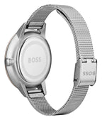 Hugo Boss Womens 1502423 Symphony Rose Gold Tone Stainless Steel Mesh Watch