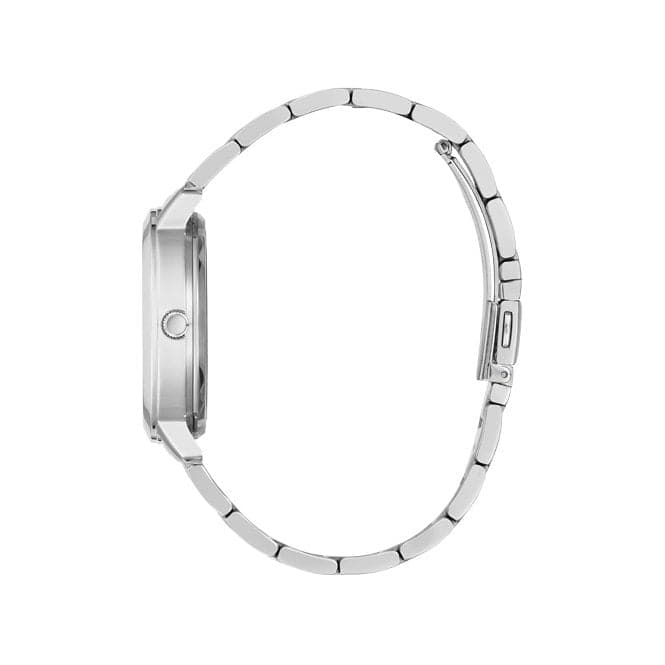 Guess Watches Quattro Clear Ladies Trend Silver Stainless Steel Watch GW0300L1