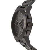 Burberry Mens Watch Chronograph The City Black Pvd Bu9354