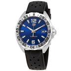 Tag Heuer Formula 1 Quartz Blue Dial Black Rubber Strap Watch For Men Waz1118 Ft8023