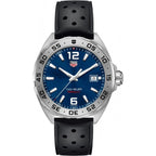 Tag Heuer Formula 1 Quartz Blue Dial Black Rubber Strap Watch For Men Waz1118 Ft8023
