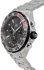 Tag Heuer Formula 1 Chronograph Indy 500 Special Edition Grey Dial Silver Steel Strap Watch For Men Caz1016 Eb0058