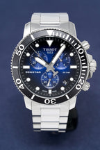 Tissot Chronograph Watch Seastar 1000 Blue T1204171104101