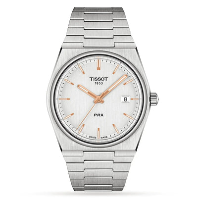 Tissot Mens Watch Prx Rose Gold T1374101103100
